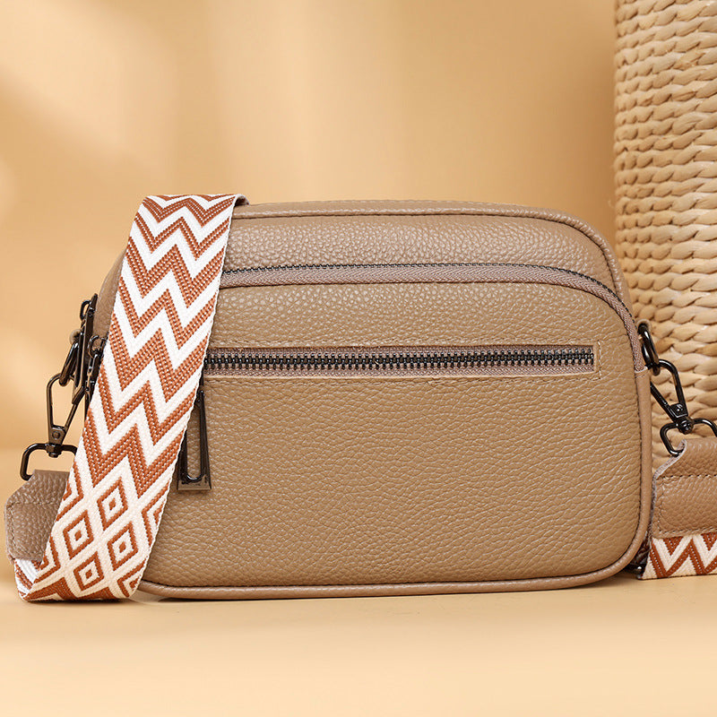 Fashionable Women's Leather Shoulder Crossbody Bag