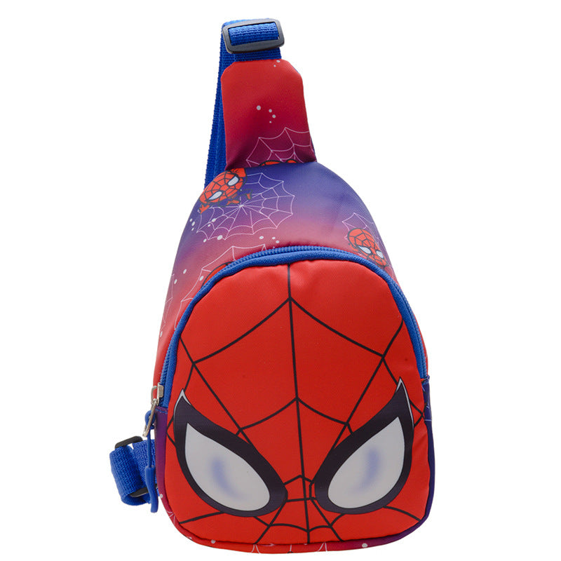 Cute Cartoon Spider Kids Crossbody Bag for Boys