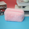 Macaron Plush Pen Bag and Handbag Combo