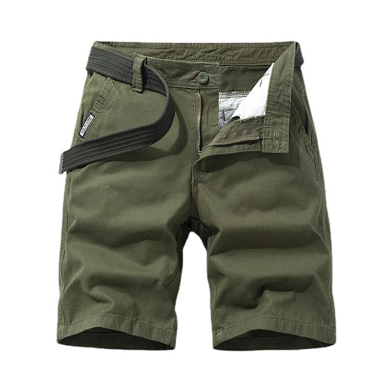Men's Vintage Loose Fit Cotton Cargo Shorts