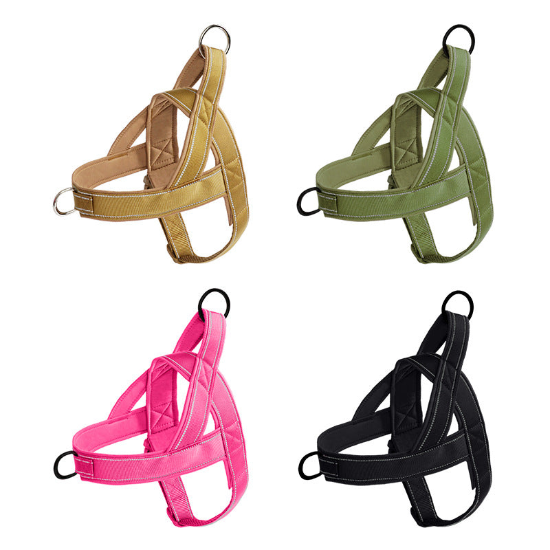 2024 Tactical Nylon Dog Harness with Leash (Medium/Large)