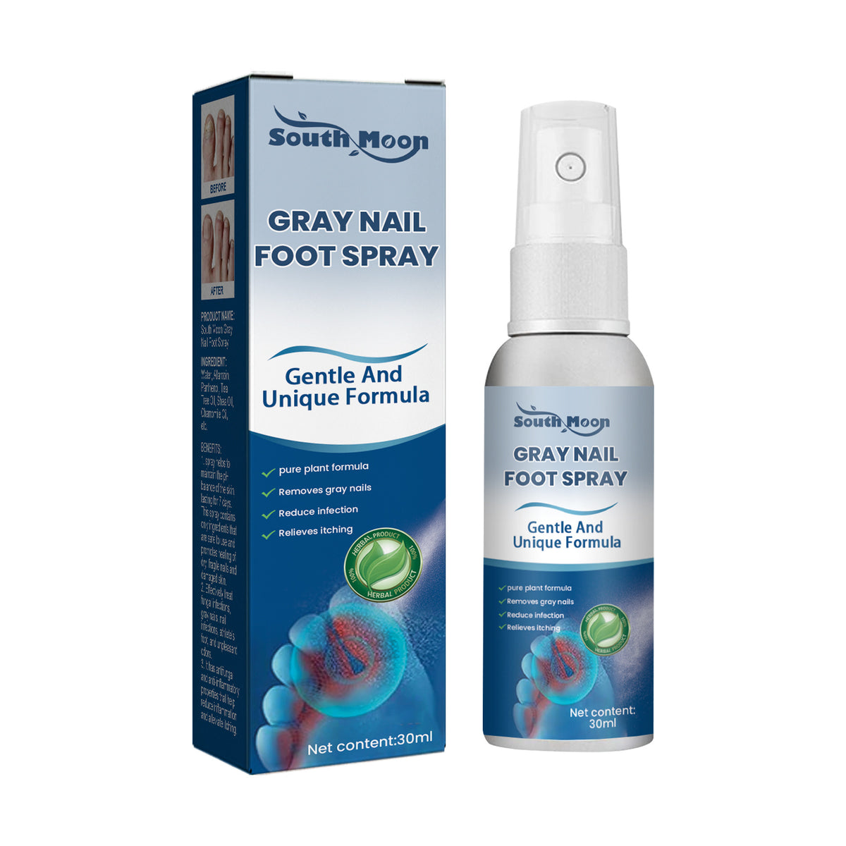 South Moon Nail Repair Spray for Moisturizing Care