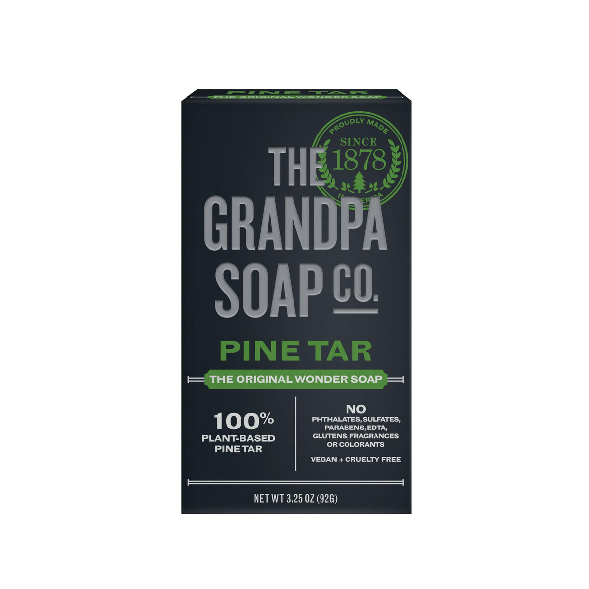 Grandpas Pine Tar Soap Medium Size - 3.25 oz
