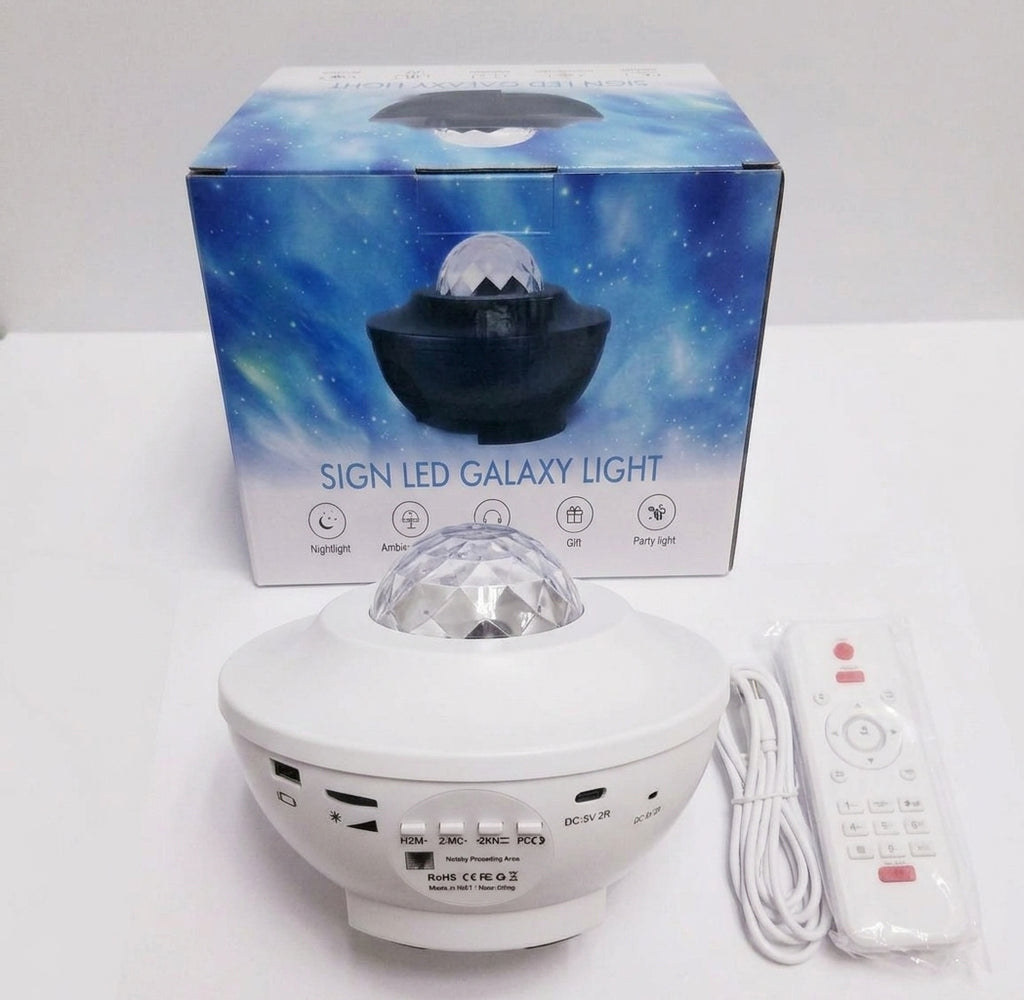 Bluetooth Music Rotating Star Projector Night Light