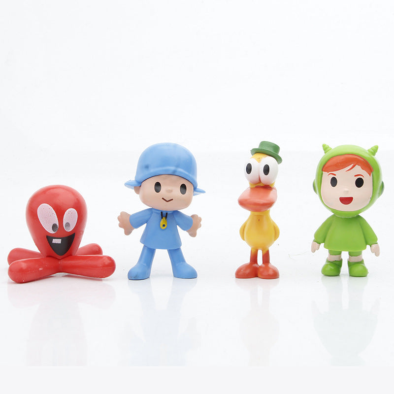 "Little P Youyou Model Figurine Cake Car Ornament"
