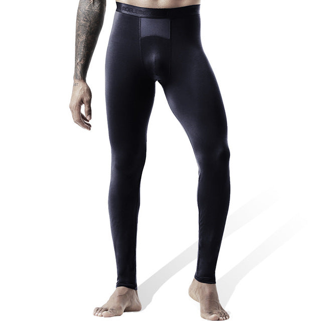 Men's Slim Fit Breathable Mesh Leggings for Autumn/Winter