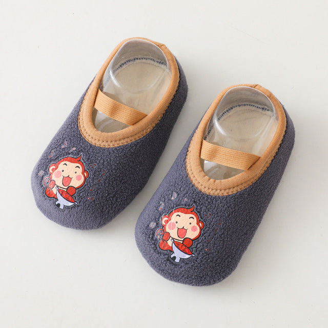 Warm Non-Slip Baby Socks and Shoes for Newborns
