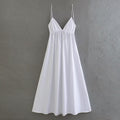2023 Summer New Style Backless Midi Dress M4-A472D