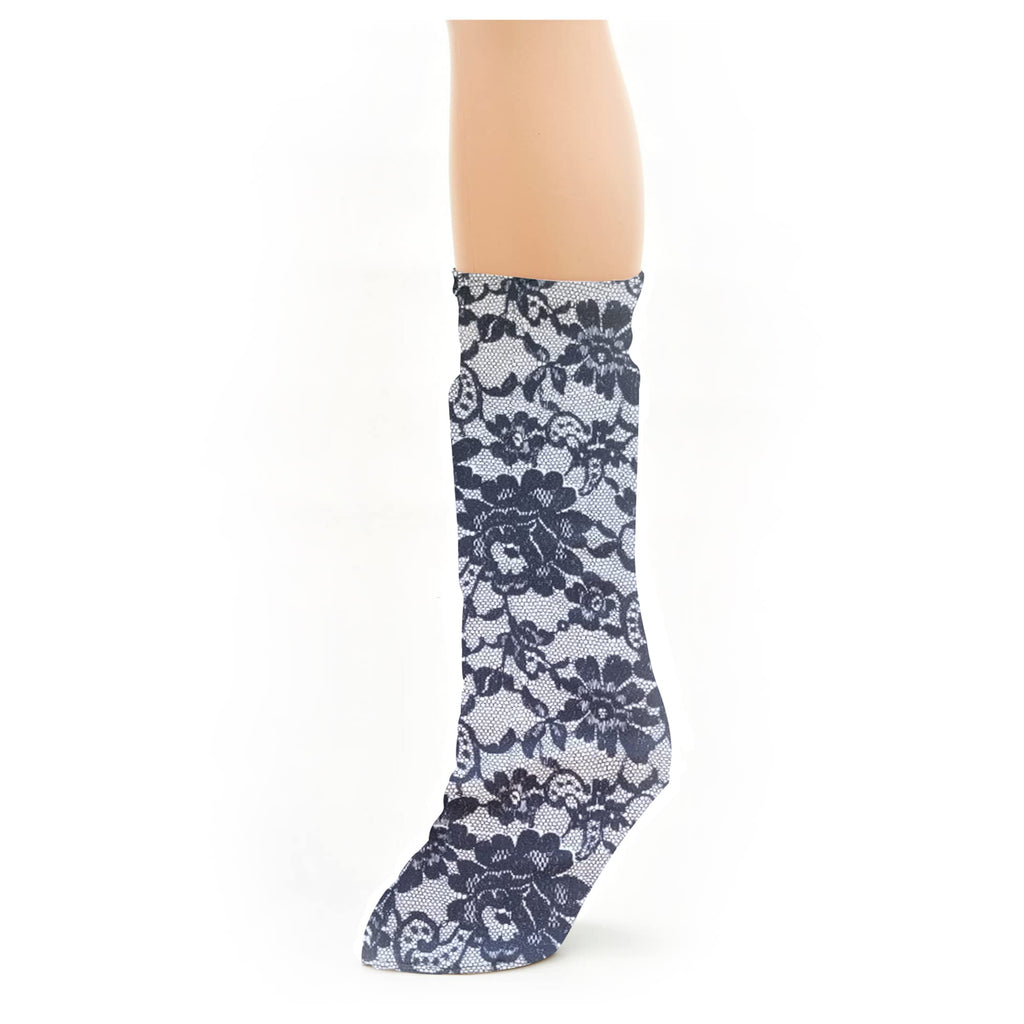 CastCoverz! Fashionable Leg Cast Cover - Evening Lace - Small Short - Below The Knee - Protective Decorative and Washable - Made in USA