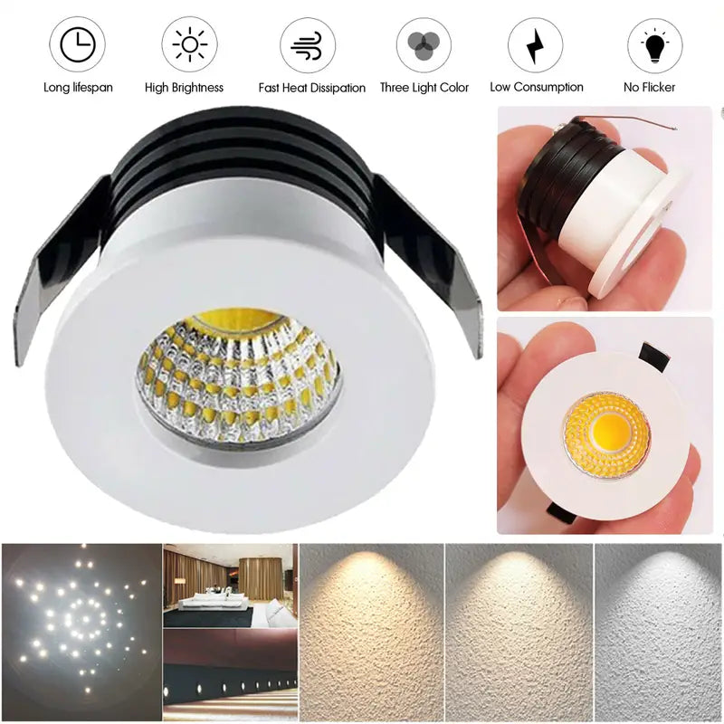 Small LED Light for Indoor/Outdoor Step Wall Lighting