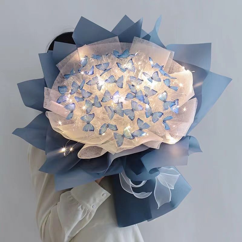 DIY Handmade Butterfly Flower Bouquet Kit for Gifts