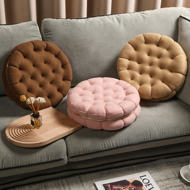 Simulation Biscuit Cushion for Home Decor
