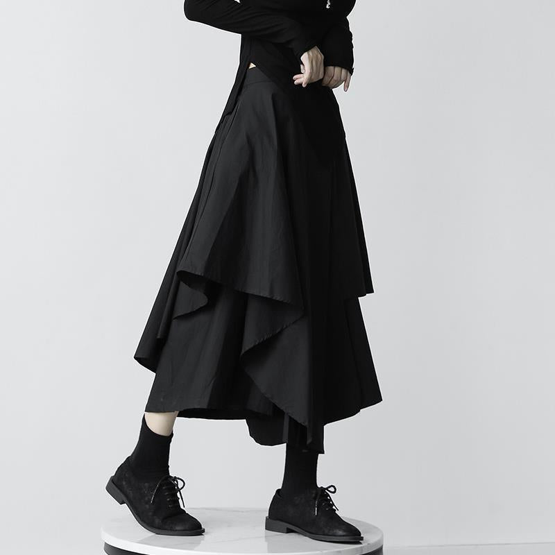 2023 Summer High-Waist Irregular A-Line Skirt for Women
