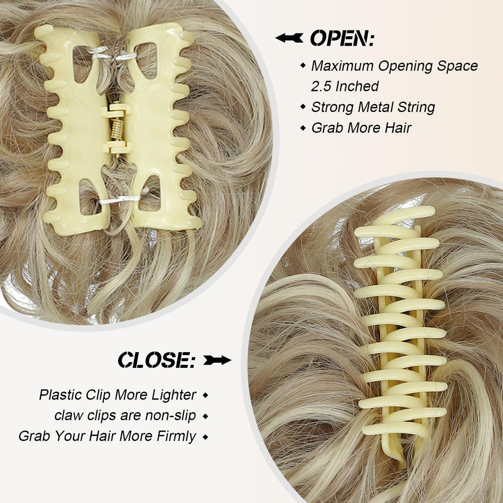 European Style Hair Bun Clip for Natural Volume