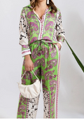 Carmen Set - Shirt and Pants with Elastic (One Set)