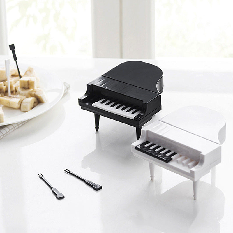 Piano Fruit Fork Set - Creative Cute Dessert Picks