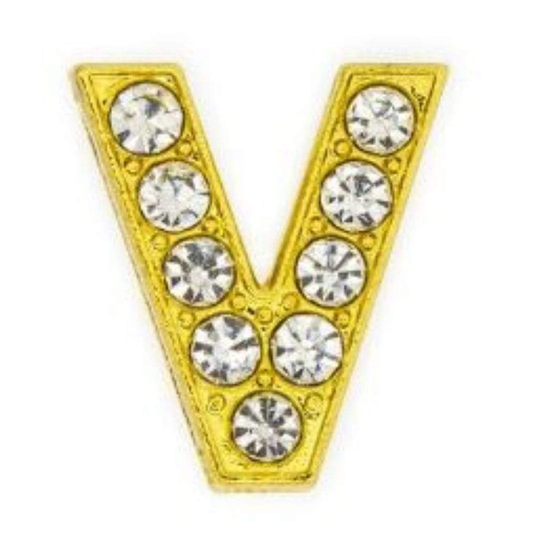 Pavé Letters -Gold Charms