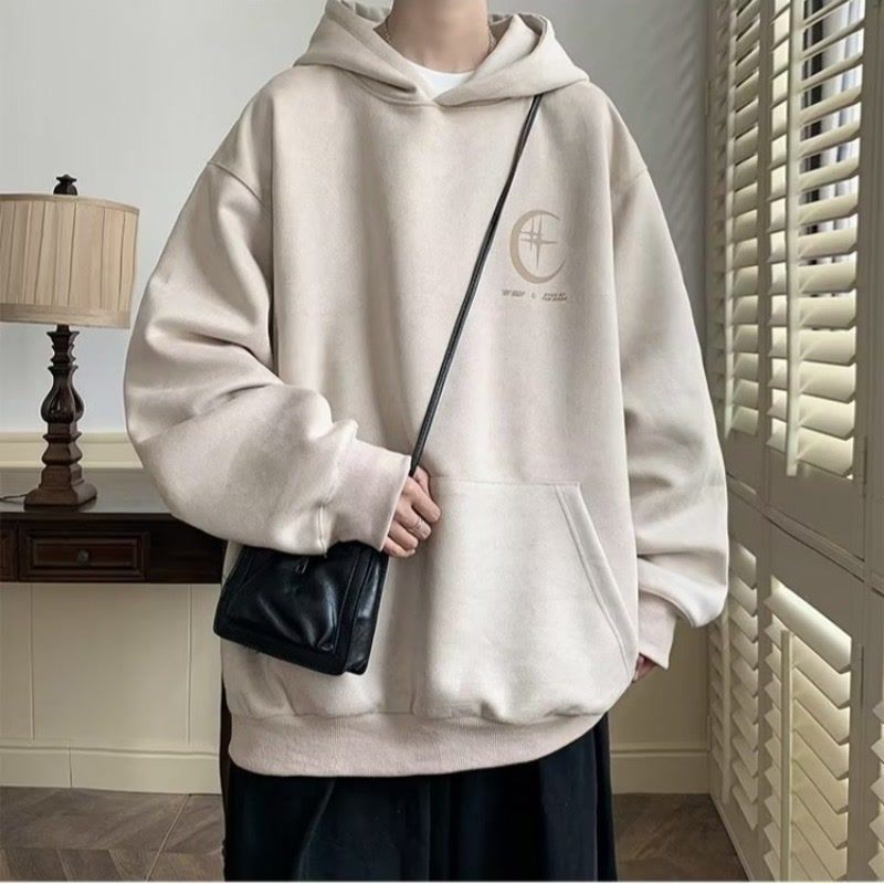 Men's Suede Hoodie - 2023 Fall Vintage Casual Wear