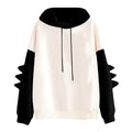 Dinosaur Cartoon Hoodie for Women - Winter Casual Wear