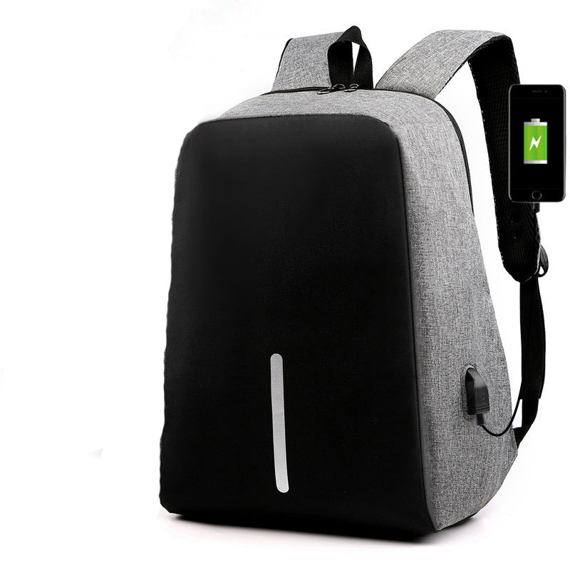 Fashion Anti-Theft Multi-Function USB Backpack for Men