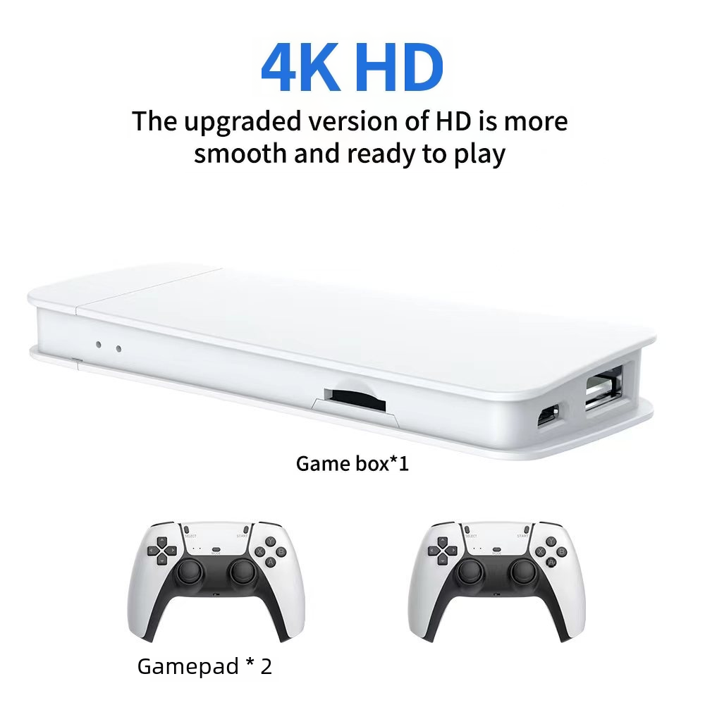 M15 HDMI 4K TV Game Console with Dual Controllers
