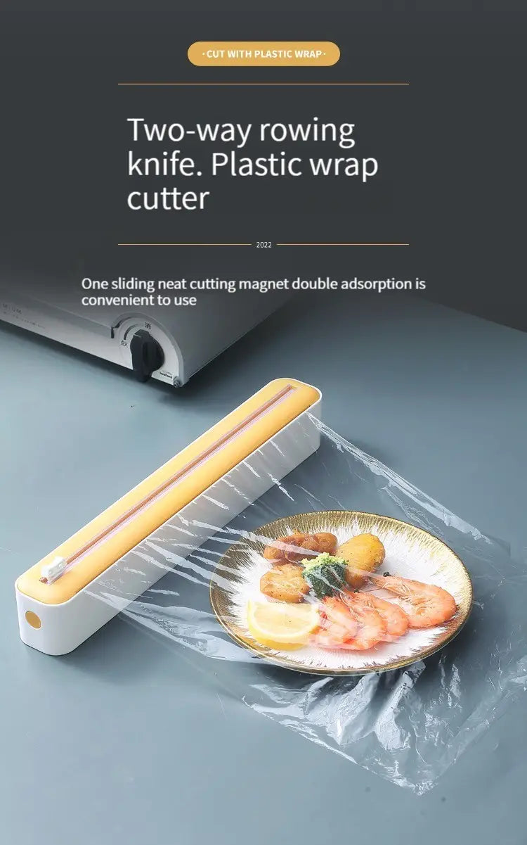 Magnetic Plastic Film Cutter for Kitchen Accessories