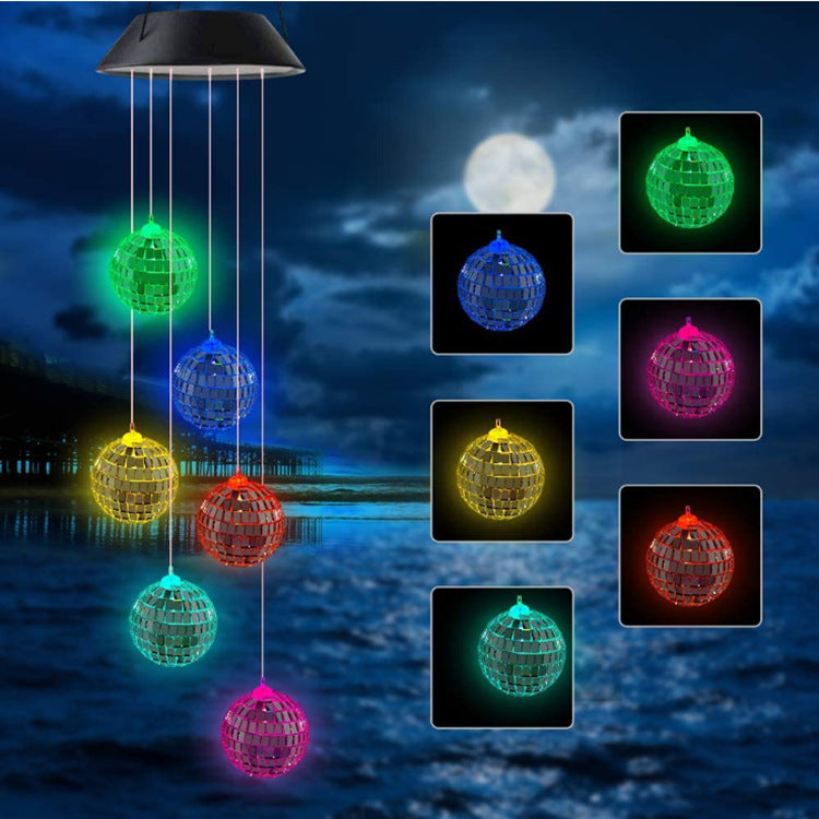 Outdoor Solar LED Wind Chime Light - Hummingbird Design
