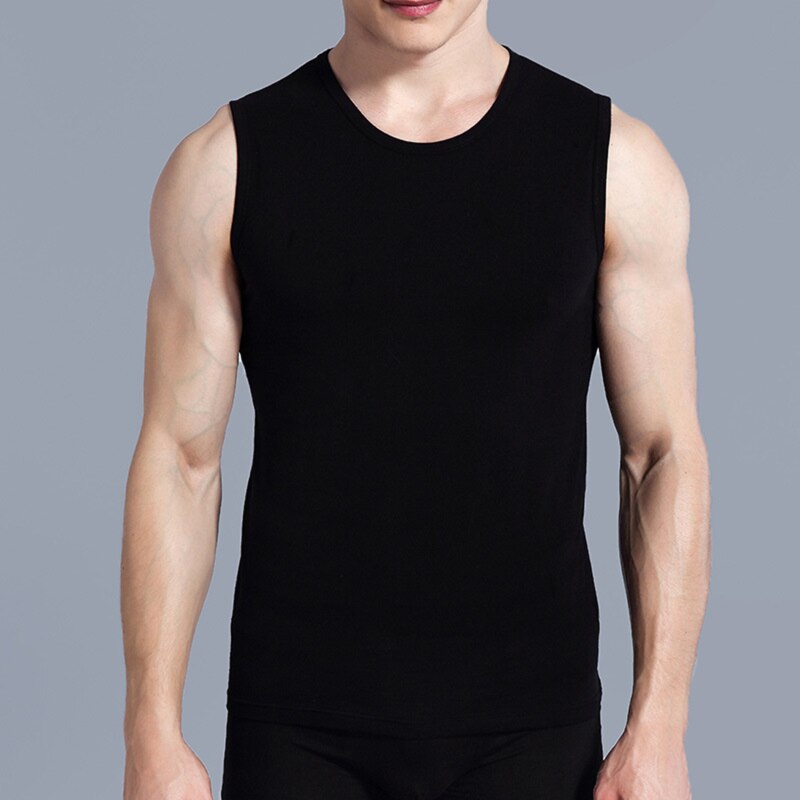 Men's Breathable Cotton Vest for Gym Sports Training