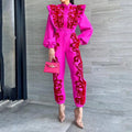 2023 Women's Fashion Long Sleeve Two-Piece Set