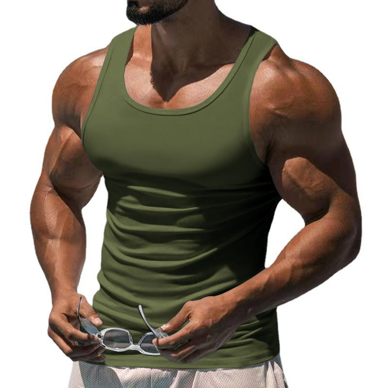 2023 Men's Summer Fitness Sleeveless Training Vest