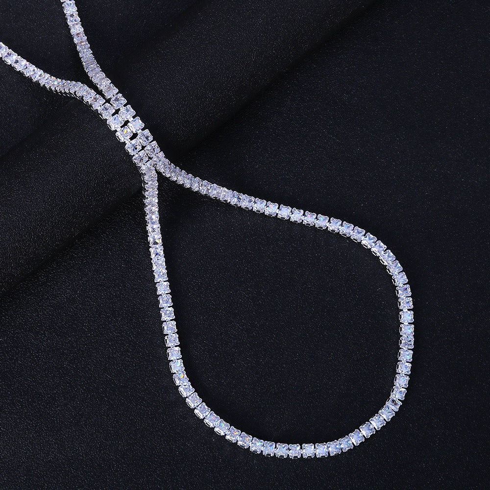 Luxury Zircon Anklet for High Heels and Runway Shows