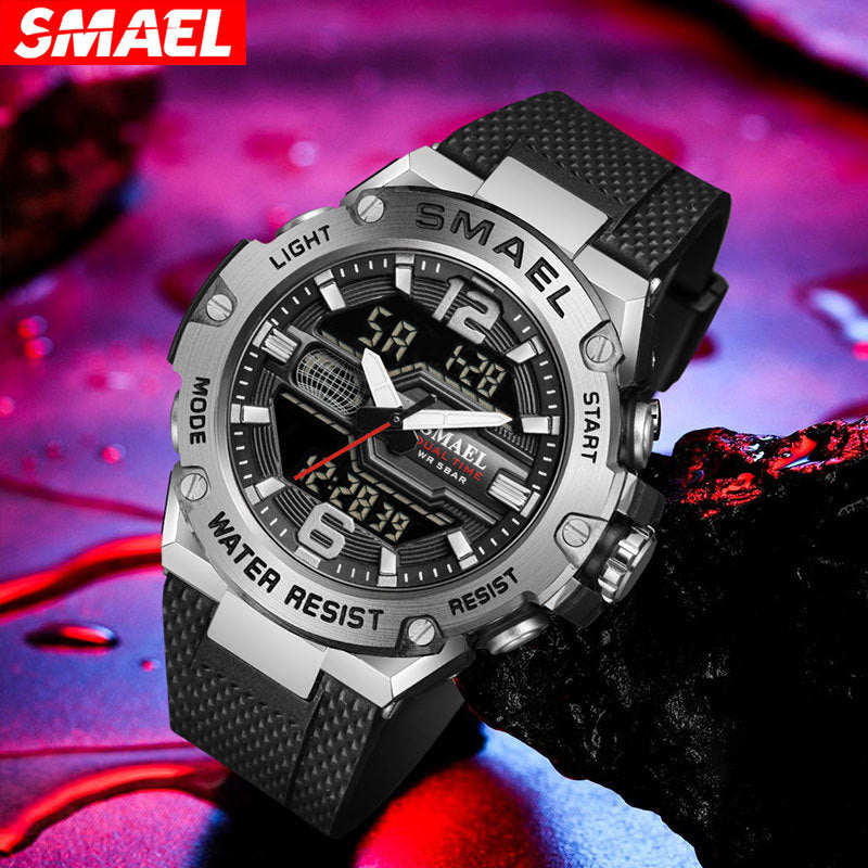 SMAEL Multifunctional Waterproof Men's Watch (Alloy)