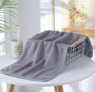 Quick-Drying Coral Fleece Microfiber Hair Towel