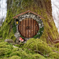 Miniature Fairy Gnome Door Figurines for Garden Decor