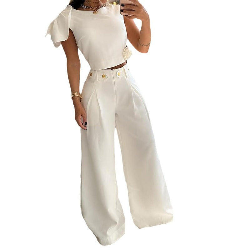 2023 Fall Fashion Women's High-Waist Pants Set