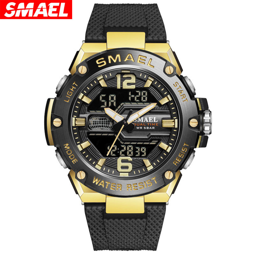 SMAEL Multifunctional Waterproof Men's Watch (Alloy)
