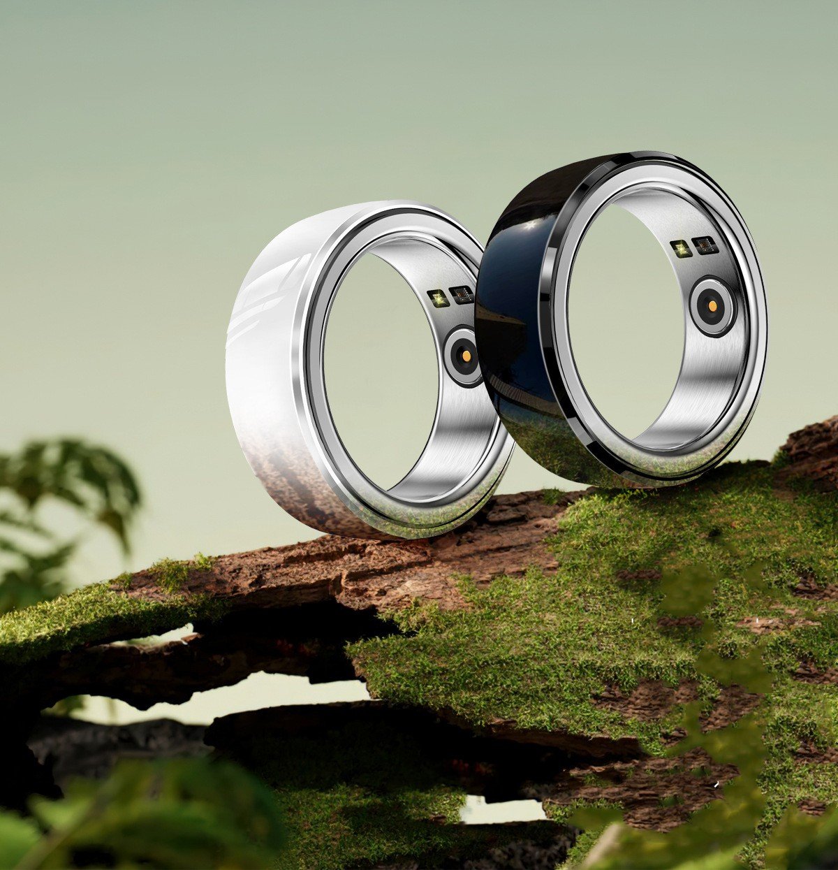 Monitoring Ring for Blood Pressure, Heart Rate, Sleep