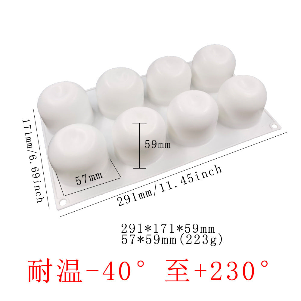 Silicone Fruit Mousse Cake Molds for DIY Baking