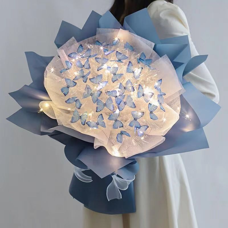 DIY Handmade Butterfly Flower Bouquet Kit for Gifts
