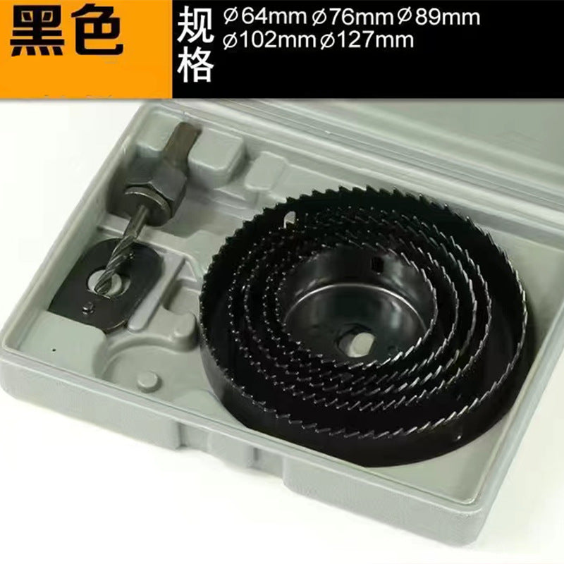 11-Piece Set of Plastic Hole Saws for Drywall