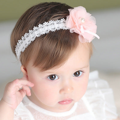 Floral Baby Headband, Cute Princess Hair Accessory