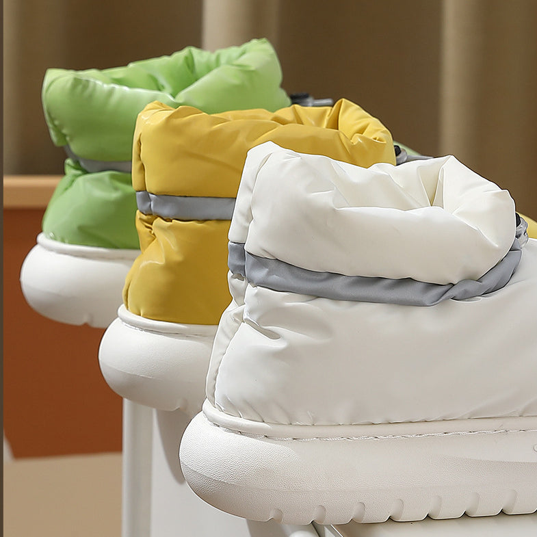 Winter Non-slip Cotton Shoes for Couples with Thick Soles