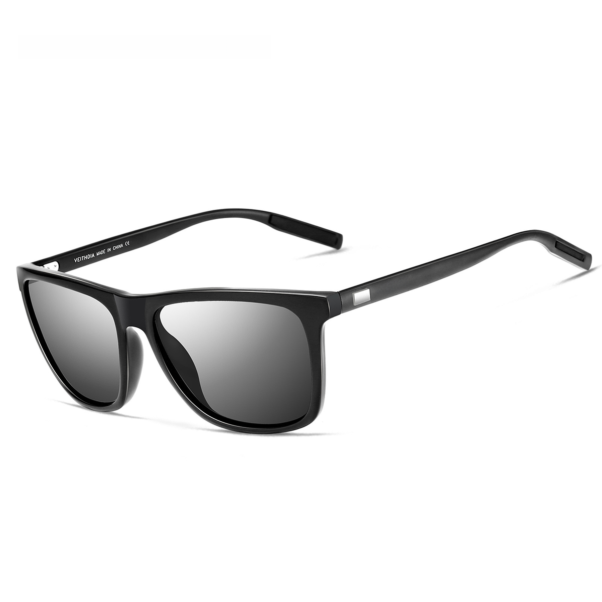 Unisex Aluminum Magnesium Square Polarized Sunglasses