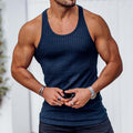 2023 Spring/Summer Men's Knitted Fitness Tank Top