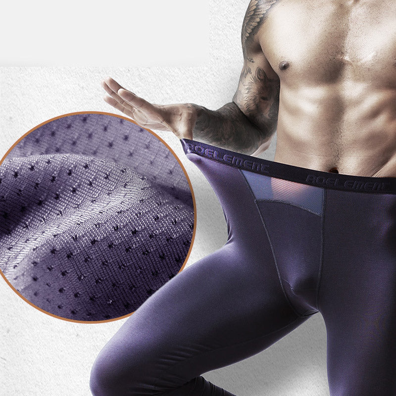 Men's Slim Fit Breathable Mesh Leggings for Autumn/Winter