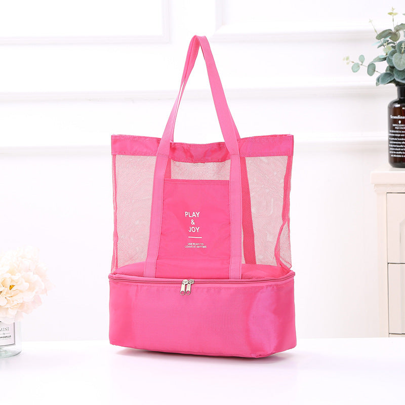 Double-Layer Insulated Picnic Bag for Outdoor Travel