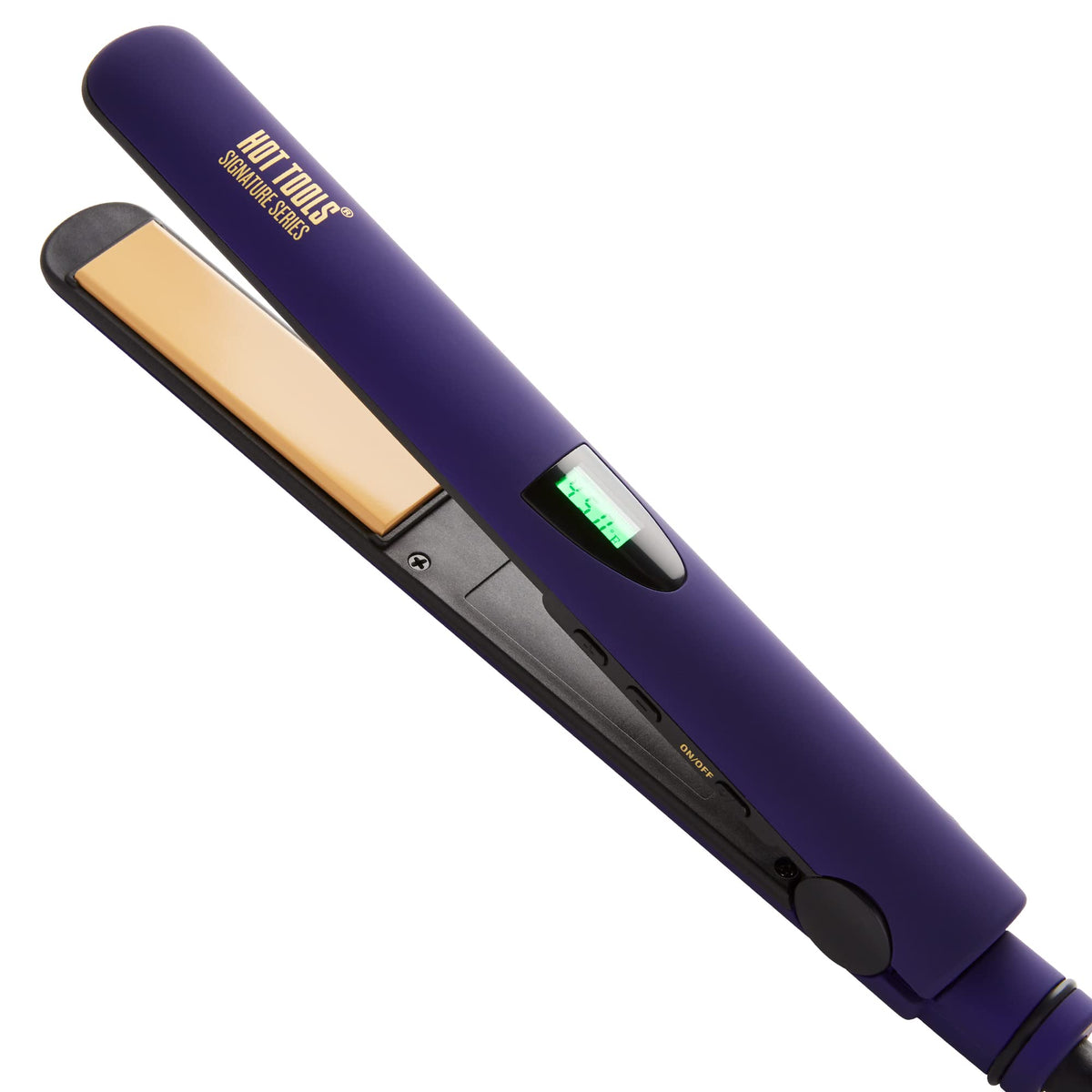 Hot Tools Pro Signature Ceramic Digital Hair Flat Iron | Silky Smooth Professional-Quality Styles (1 in)