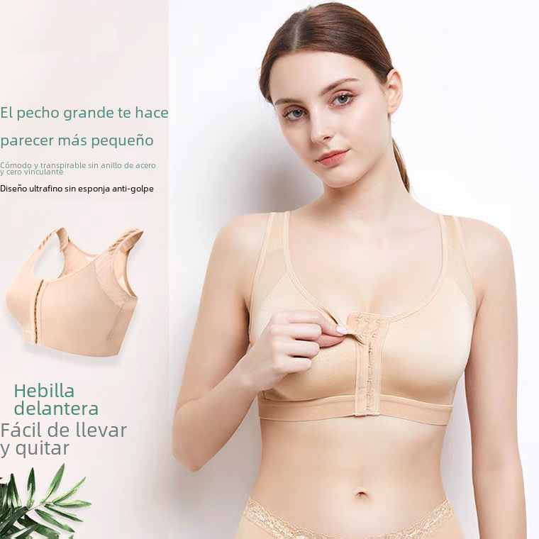 Posture Corrector Bra for Women - Front Closure, Thin Design
