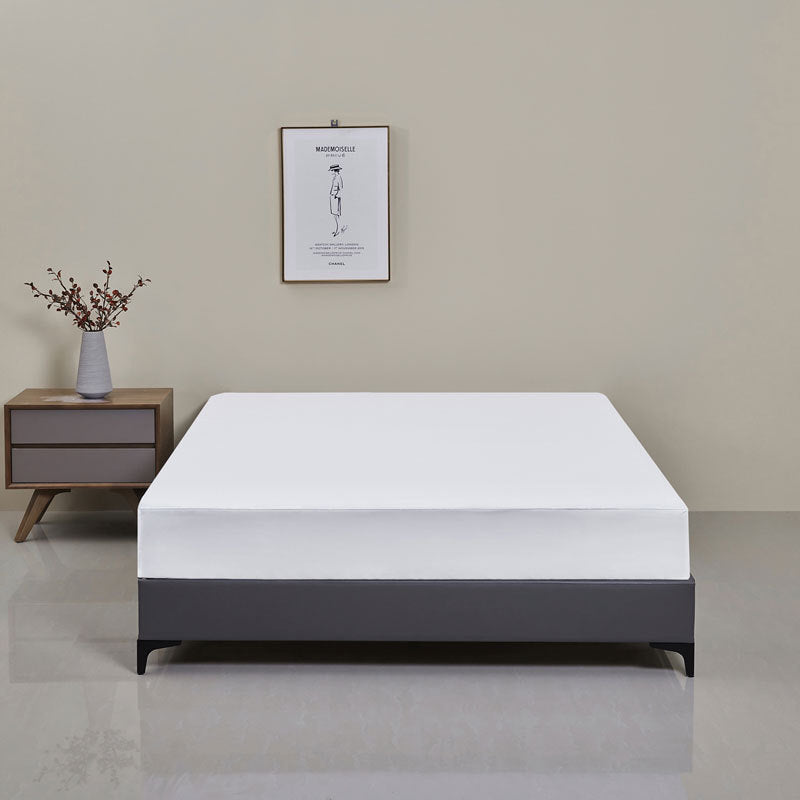 Waterproof Full Coverage Bed Cover with Zipper Design