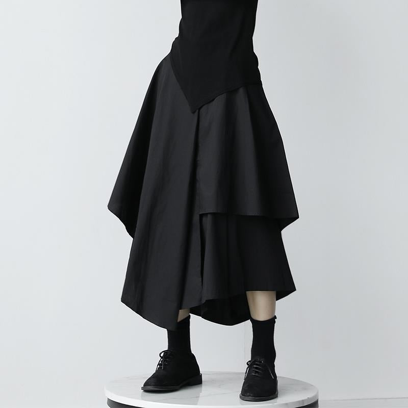 2023 Summer High-Waist Irregular A-Line Skirt for Women